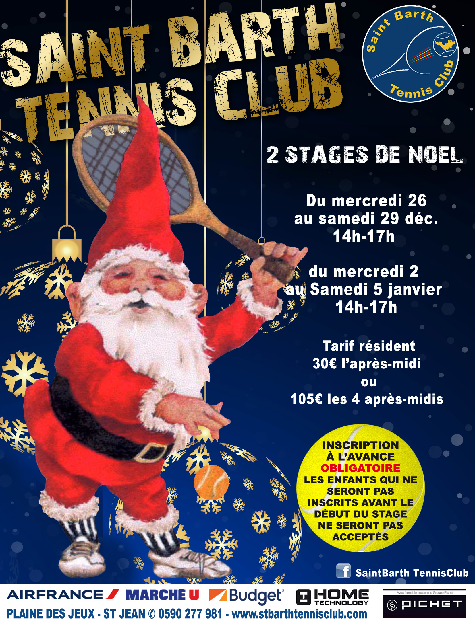 STAGES DE NOEL