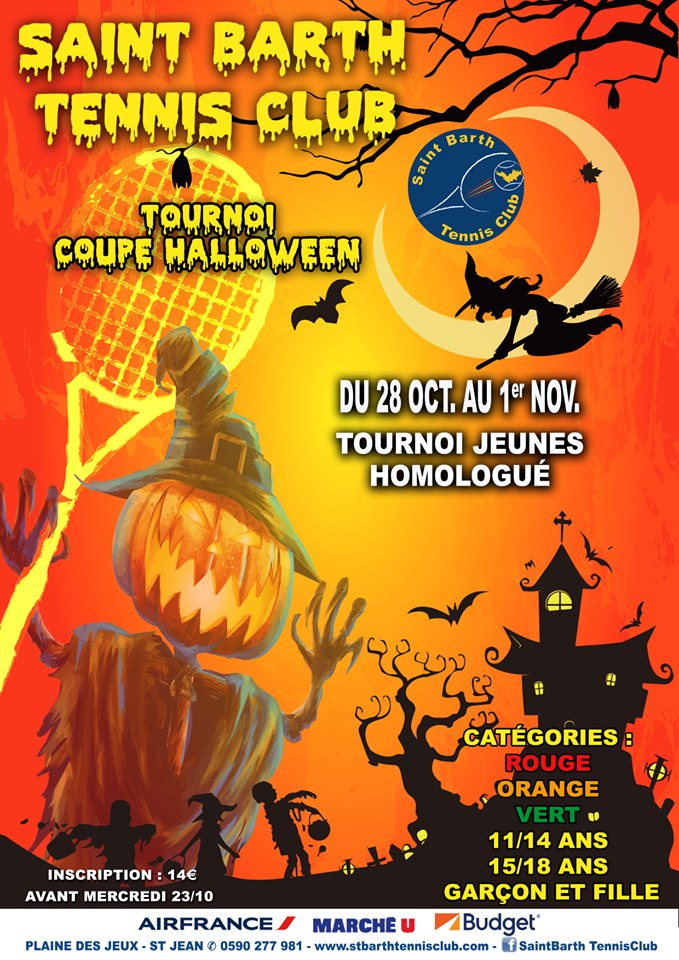 VACANCES DE LA TOUSSAINT :  TOURNOI JEUNE LA COUPE HALLOWEEN