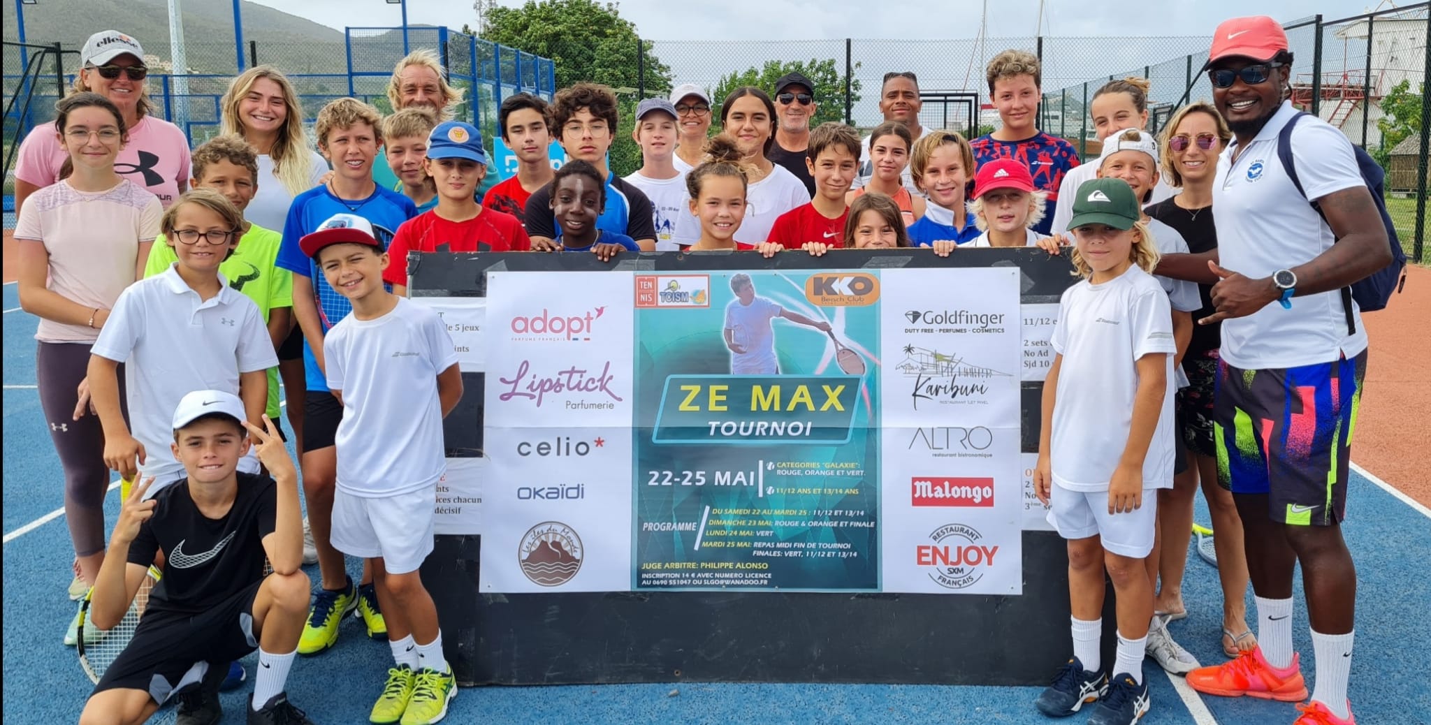 vacances de Mai:Tournoi MAXIME BECHU A St Martin et TMC à St Barthélemy